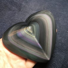 Heart, Stone, quartz, obsidianheart