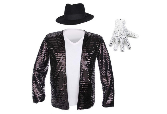 Michael Jackson Jacket Costumes MJ Hat 