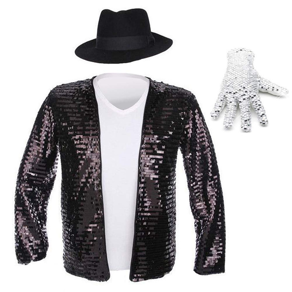 Michael Jackson Jacket Costumes MJ Hat 