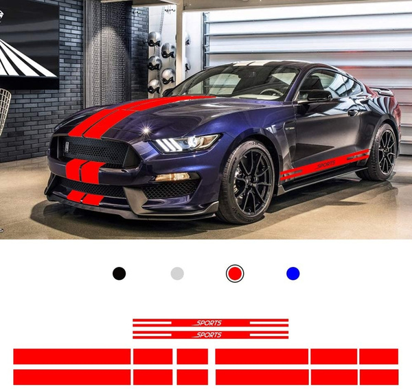 Mustang car store decals