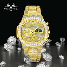 Fashion, Casual Watches, gold, diamondwatche