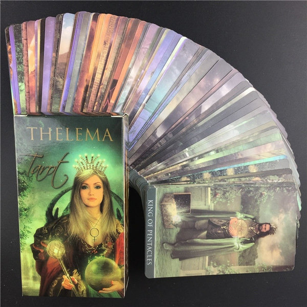 Thelema Tarot Cards Deck Tarot Card Board Game Fate Entertainment Party Playi YU 