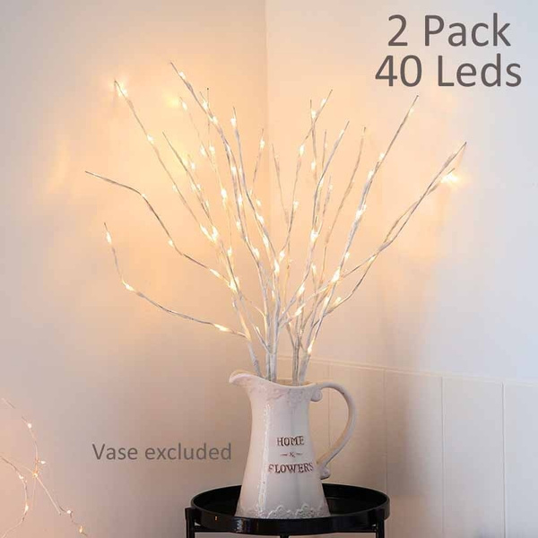 2 Pack White Branch Lights Led Branches