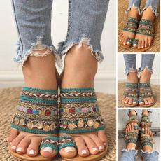 Summer, Sandals, Handmade, flatsandal