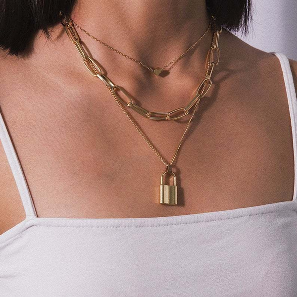 Lock Pendant Necklace | Common Alloy