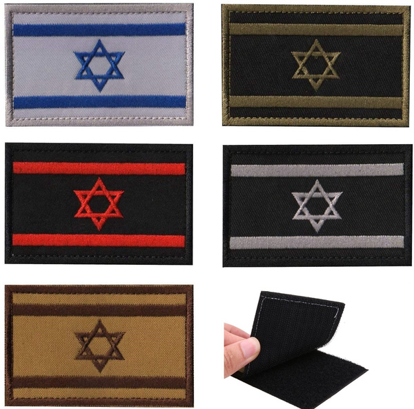 1PC Israel Flag Patch Military Amry Tactical Patches Emblem Badges ...