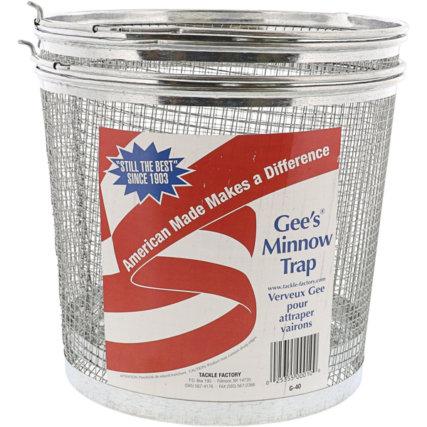Tackle Factory Universal Utility Clips 2 Per Pack Minnow & Crab Traps Made In US