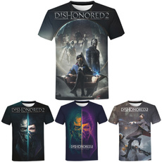 Summer, Polyester Shirt, dishonored2, Graphic T-Shirt
