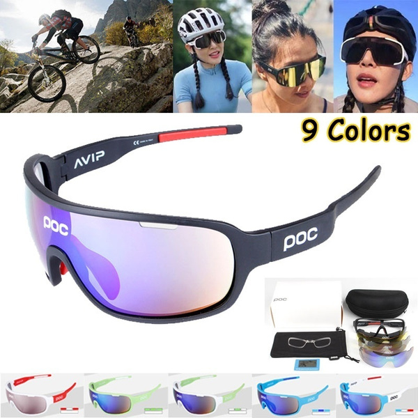 Polarized Cycling Sunglasses Outdoor Sport Mountain Bike Glasses UV400 Eyewear 