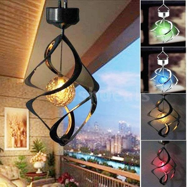 large hanging solar light