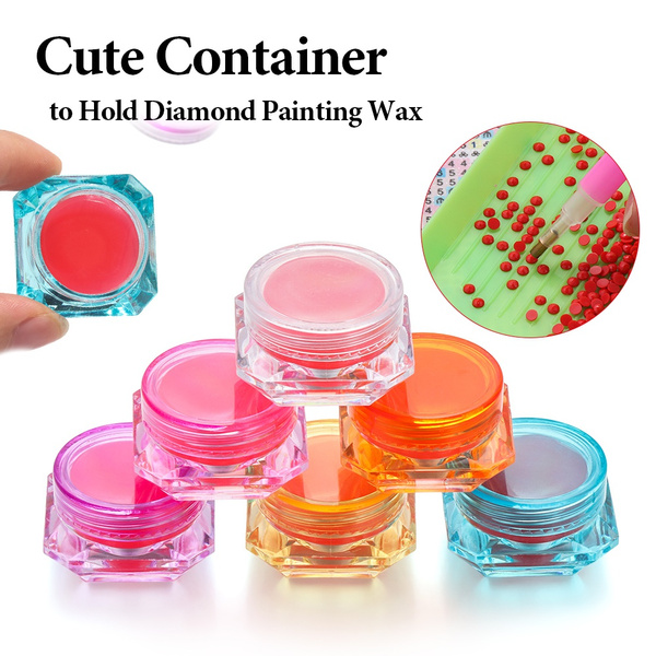 Mud Diamond Painting Glue Clay Diamond Painting Accessories Storage Box