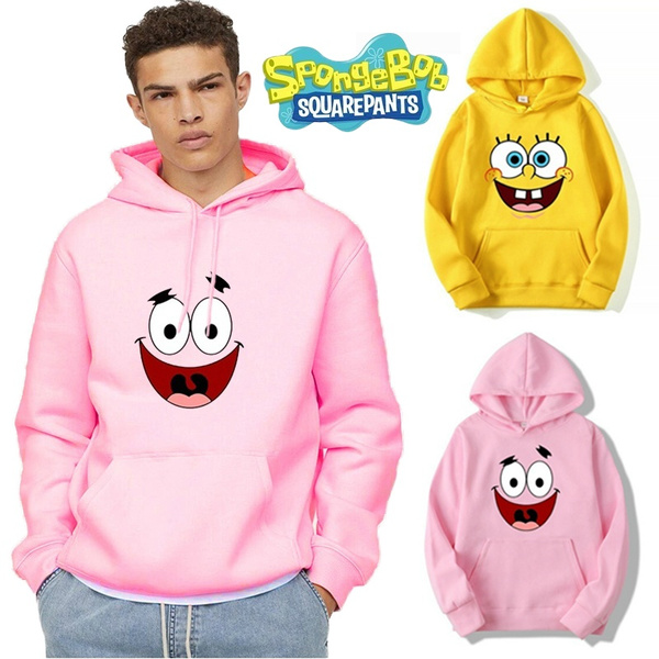 Pink hoodie with discount spongebob