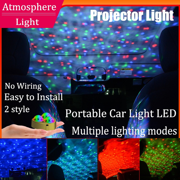 Tragbares Auto Licht LED Auto Innenbeleuchtung Atmosphäre Licht