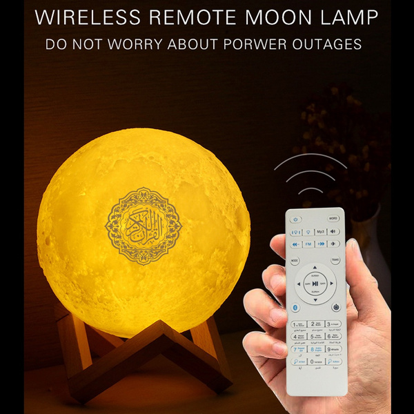 Sq168 Quran Bluetooth Speakers Remote Control Led Nigt Moon Lamp Speaker Hip Wish Led Nigt Moon Lamp Quran Speaker Hip, Quran Led Lamp Bluetooth Speaker