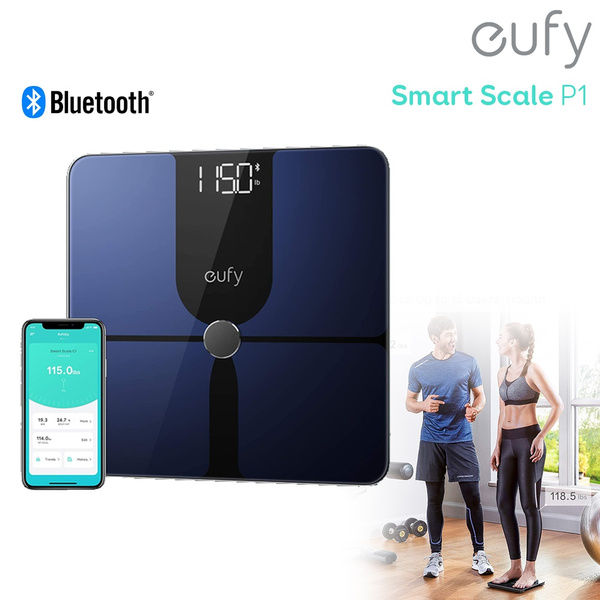 eufy by Anker, Smart Scale P1 with Bluetooth, Body Fat Scale, Wireless  Digital Bathroom Scale, 14 Measurements, Weight/Body Fat/BMI, Fitness Body