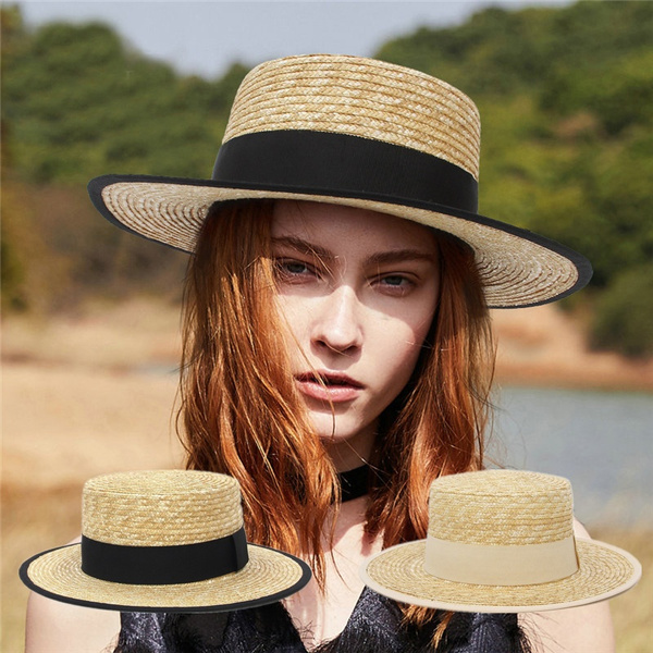 Fashion British Style Sun Straw Hats 