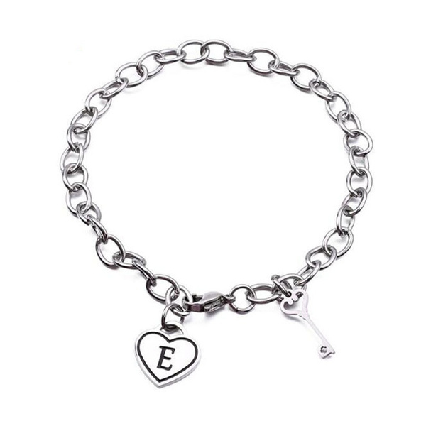 Girl's Letter Charm Bracelet