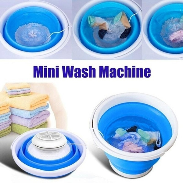 Mini Portable Washing Machine, Bucket Washer for Clothes Laundry