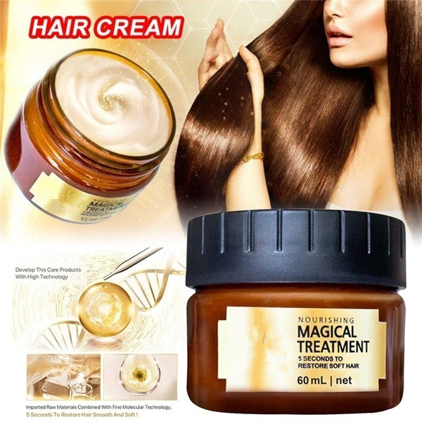 Magical Keratin Hair Treatment Hair Mask Tonic Keratin Hair Treatment 5  Seconds Repairs Damage Restore Soft Hair Care 60ml