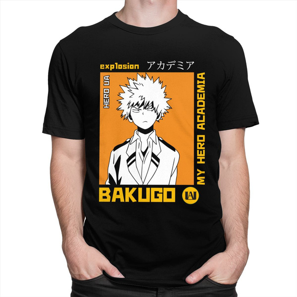 BNH Japanese T Shirt Anime Shirt Boku no Hero My Hero Bakugou UNISEX BNHA Manga Shirt Eijiro Kirishima Hardening Quirk T-Shirt