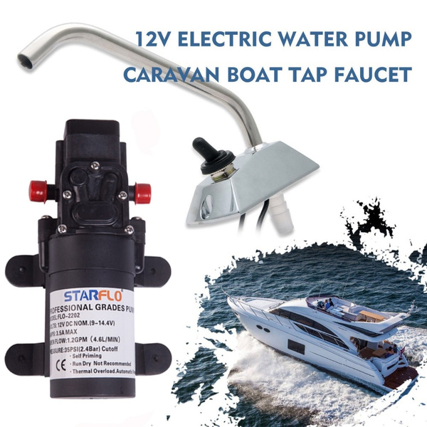 RV Water Pump 12V Boat Caravan Camper SelfPriming Galley Electric