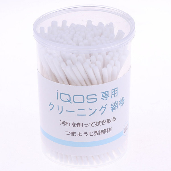 200pcs/box Cleaning cotton swab Double Head Cleaning Stick For IQOS 2.4 plus TG 