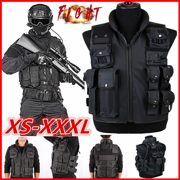 Tactical Vest Police Military Airsoft Hunting Combat Assault Field outdoor SWAT 