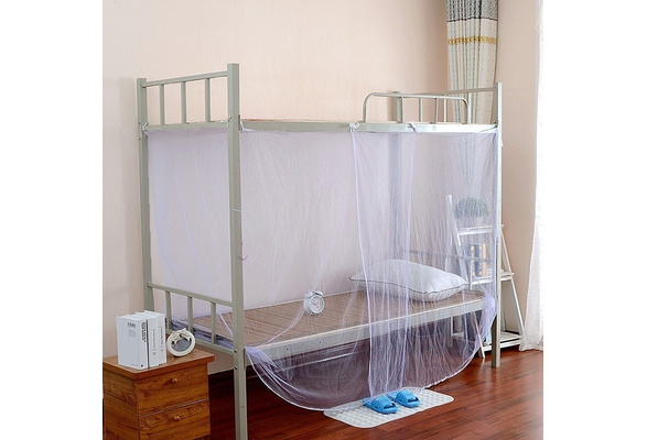 120x195x150cm Mosquito net for bunk beds Blue 4 Corner Post Bed Canopy Mosquito Net Twin Full Queen Size Netting Mosquito Net