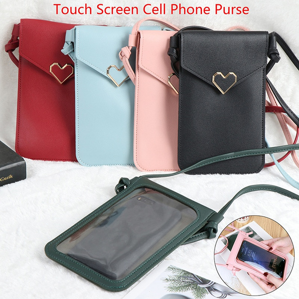 Touchscreen Phone Purse for Women,Cellphone with Shoulder Strap