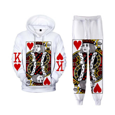 Couple Hoodies, Heart, Poker, pullover hoodie