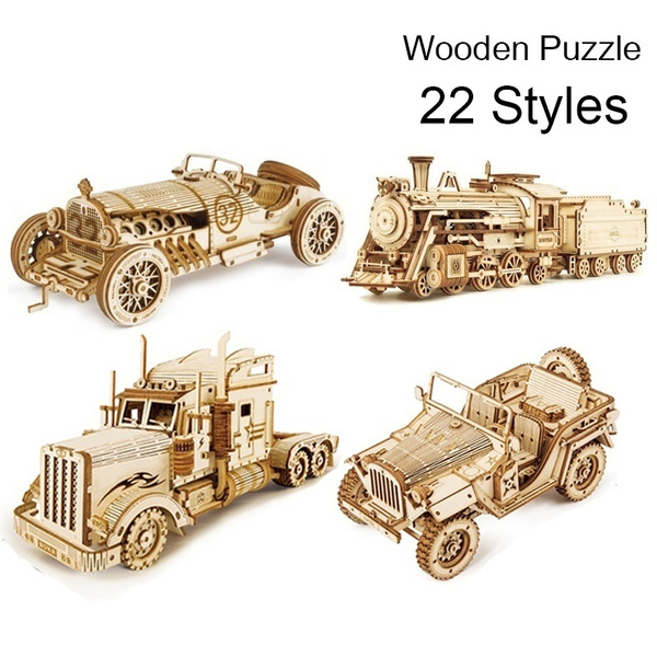 Lesser and Pavey  Vehicles/Cars Wooden Puzzle 