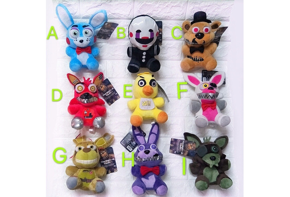 20cm Game Fnaf Plush Five Nights At Freddy S Freddy Bear Fazbear Bonnie Balloon Boy Puppet Chica Springtrap Mangle Foxy Toy Doll Wish - toy bonnie plush roblox