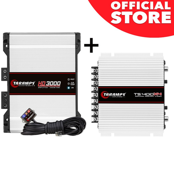 thumbnail image 2 of 2x Taramps HD 3000 1 Ohm Amplifier 3000 Watts RMS 1 Digital Channel | Wish 2 of 12