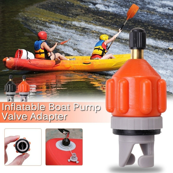 Sup Pump Adapter Inflatable Boat Air Valve Adaptor Paddle Board for Canoe Kayak 