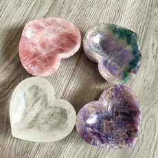 pink, Heart, quartz, quartzcrystal