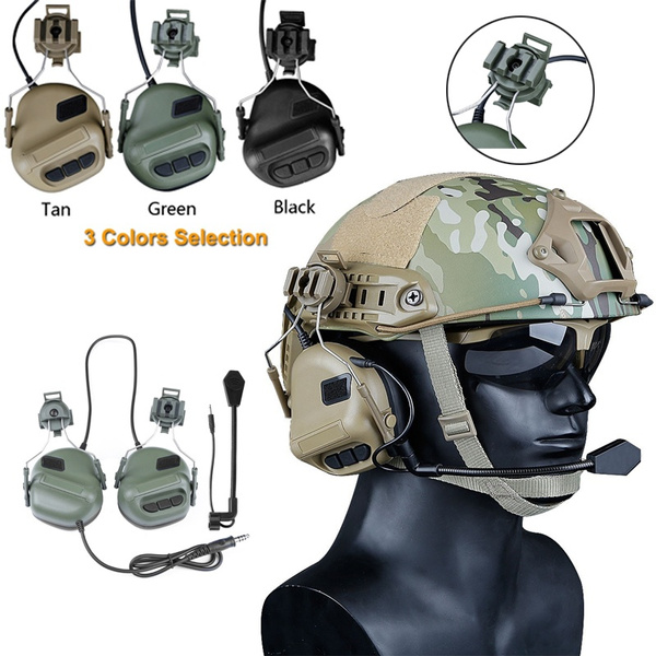 military helmet headphones