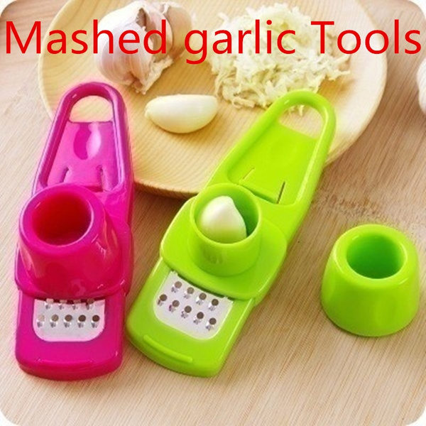 Kitchen Garlic Press Garlic Crusher Tool Slicer Mincer Chopper Kitchen  Gadget