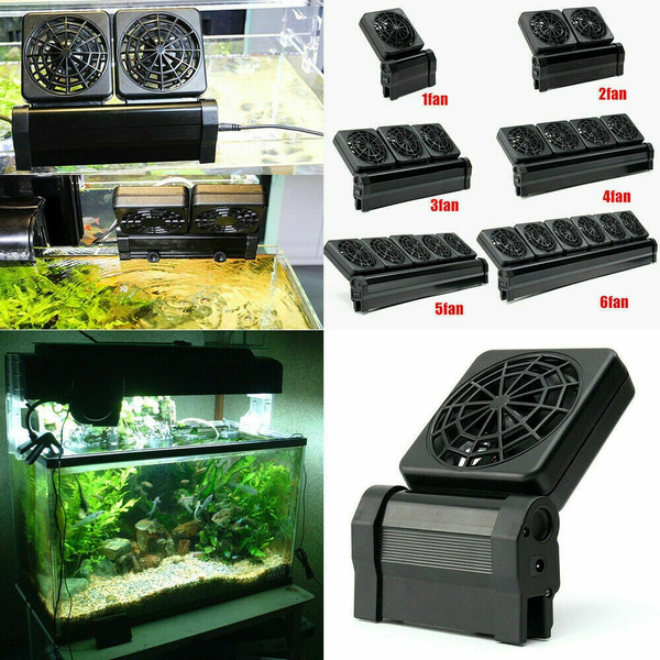 Ventilador De Refrigeración Para Acuario Pecera Viento Frío Ventilador De Refrigeración Para Acuario Pecera Viento Frío