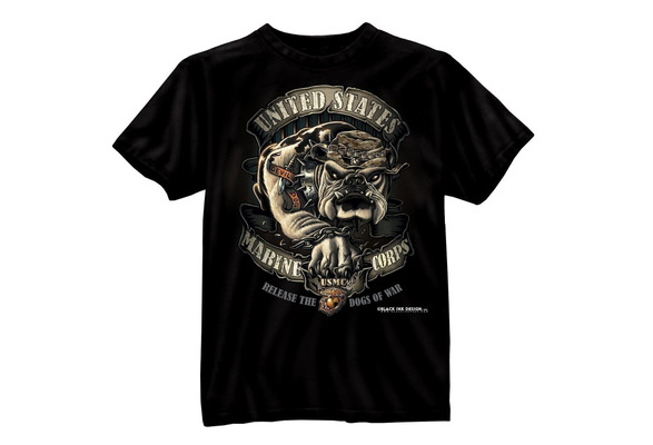 USMC Bulldog T-Shirt Rothco Bi