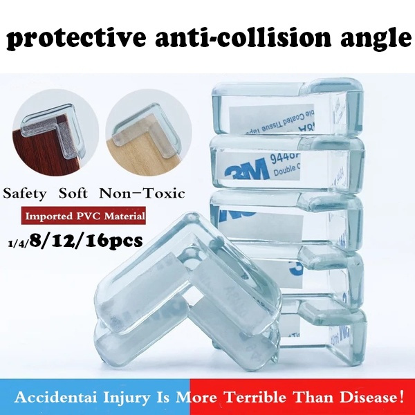 Transparent Table Corner Anti-collision Corner Guards, Baby Safety