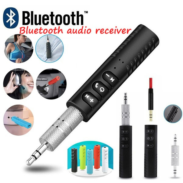 Universal 3.5mm Music Audio Receiver Wireless Bluetooth Car Kit Auto AUX Adapter 