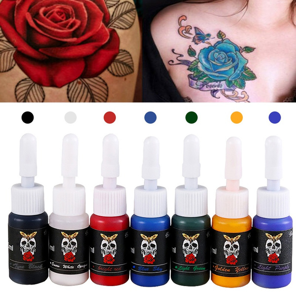 Tattoo Ink Pigment Set Body Art Tattoo Kits Fashion Professional Tattoo Ink  Pigment Tattoo Supply Pigment Salon Art Tattoo
