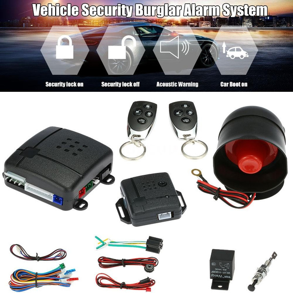 Car Security System Burglar Alarm Protection Anti-Theft System 
