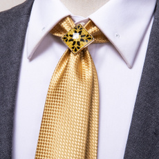 golden, Men, bolotiesformen, Necktie