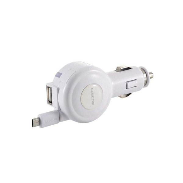 ELECOM-Japan Brand-Car Charger Compatible with Android Device/USB
