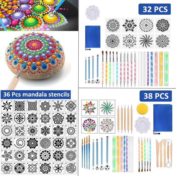 32 Pcs Mandala Rock Dotting Tools Art Painting Tools Set