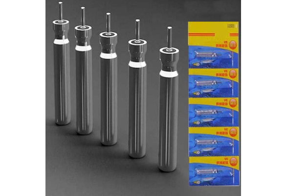 2/10pcs CR322 CR425 CR435 Electronic Fishing Float Battery Night