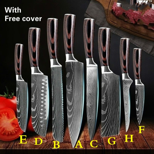 10 Pieces Professional Japanese Chef Knife Set 