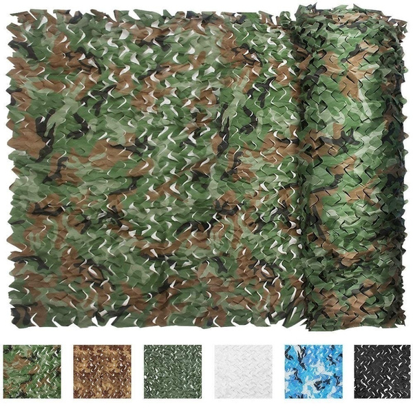 Woodland 10x20 Leaves Camouflage Camo Army Net Netting Camping Military Hunting 