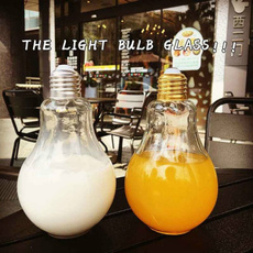 Light Bulb, Summer, Bottle, Cup